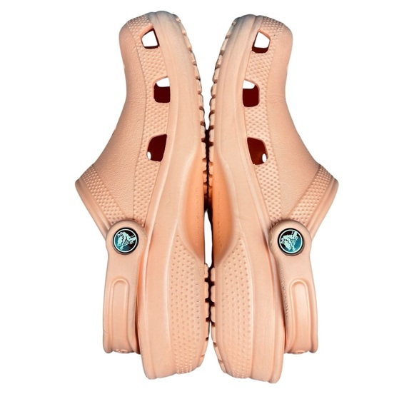 EUC CROCS Peach/Orange Clogs W7/M5 - Picture 8 of 11